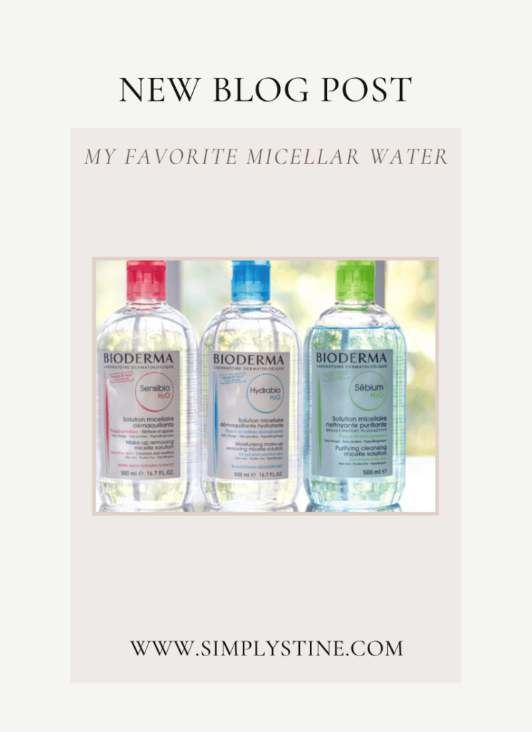 My Favorite Micellar Water Bioderma 