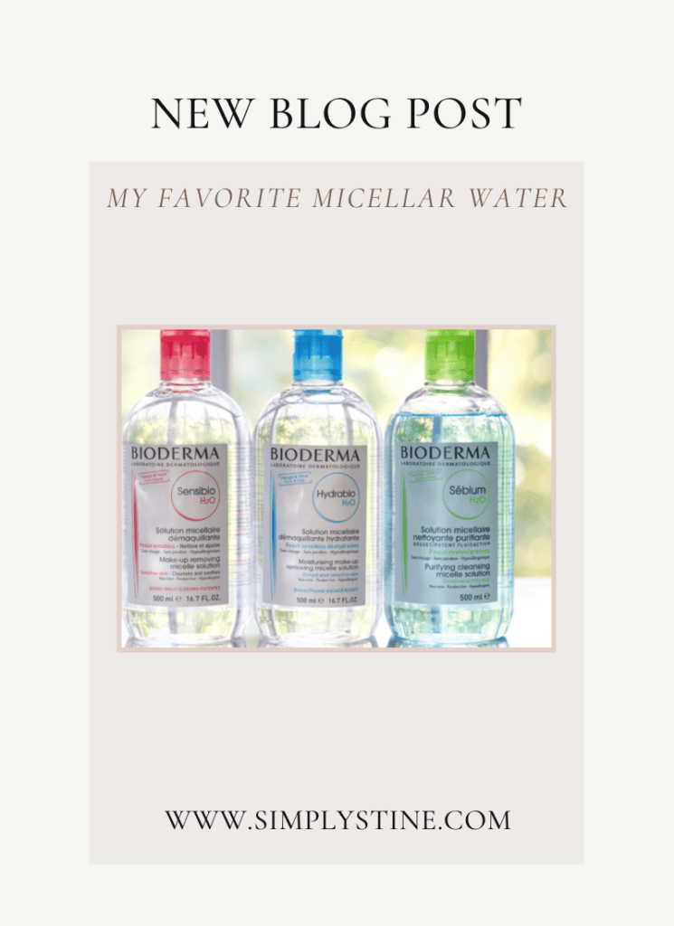 My Favorite Micellar Water Bioderma