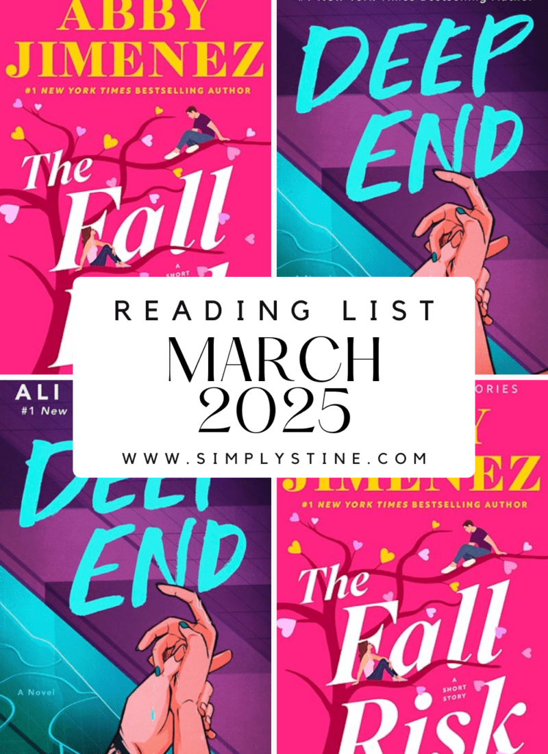 Finished The Fall Risk by Abby Jimenez and The Deep End by Ali Hazelwood this March—here’s what I thought and what I’m reading next in April!