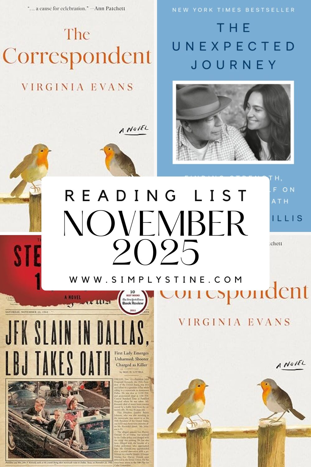 November 2025 Reading Wrap Up Simply Stine